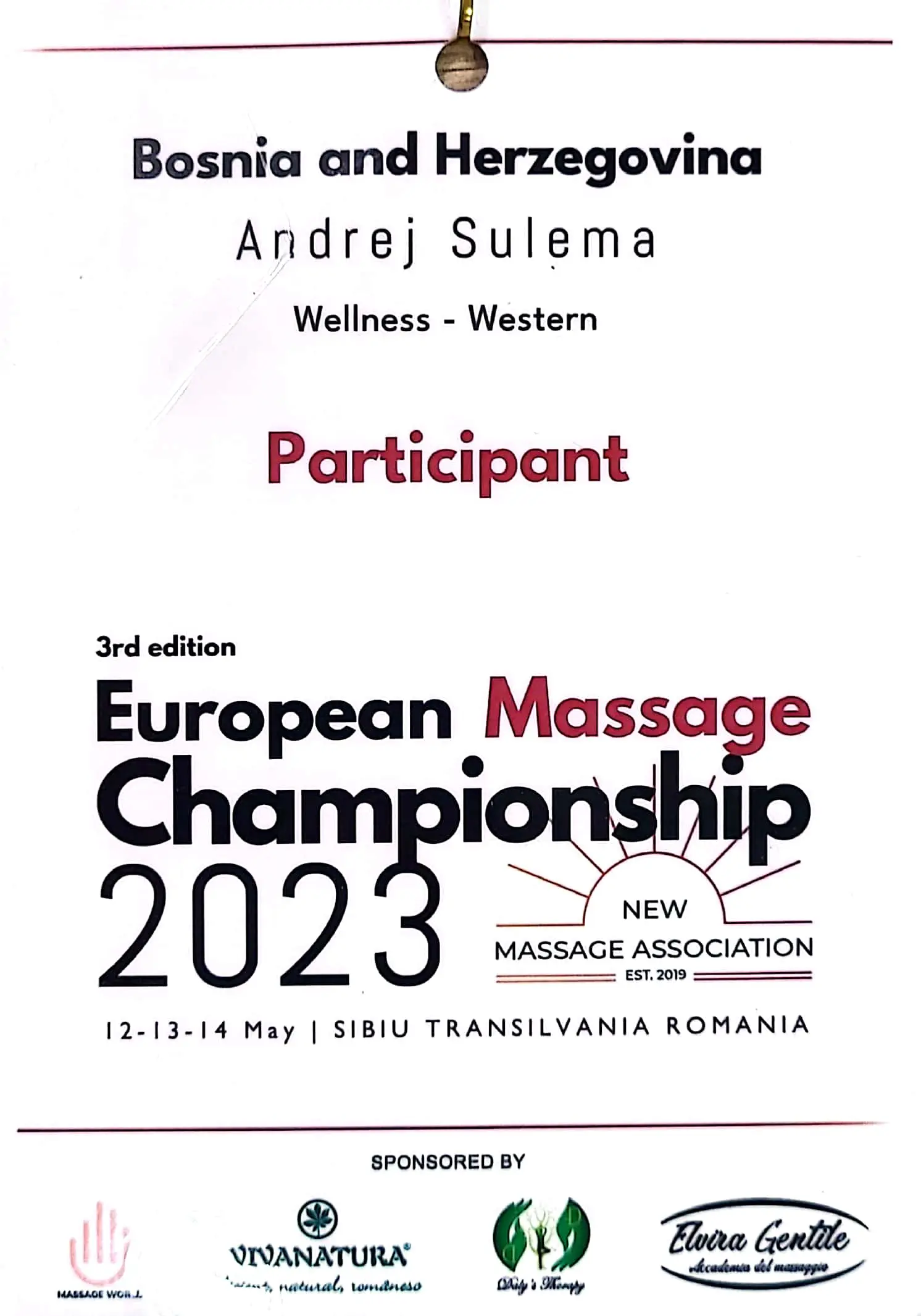 Eu Massage Champ 2023