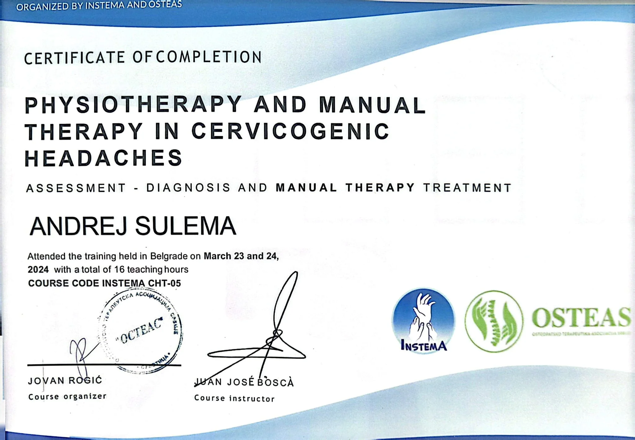 Physiotherapy And Manual Therapy In Cervicogenic Headaches