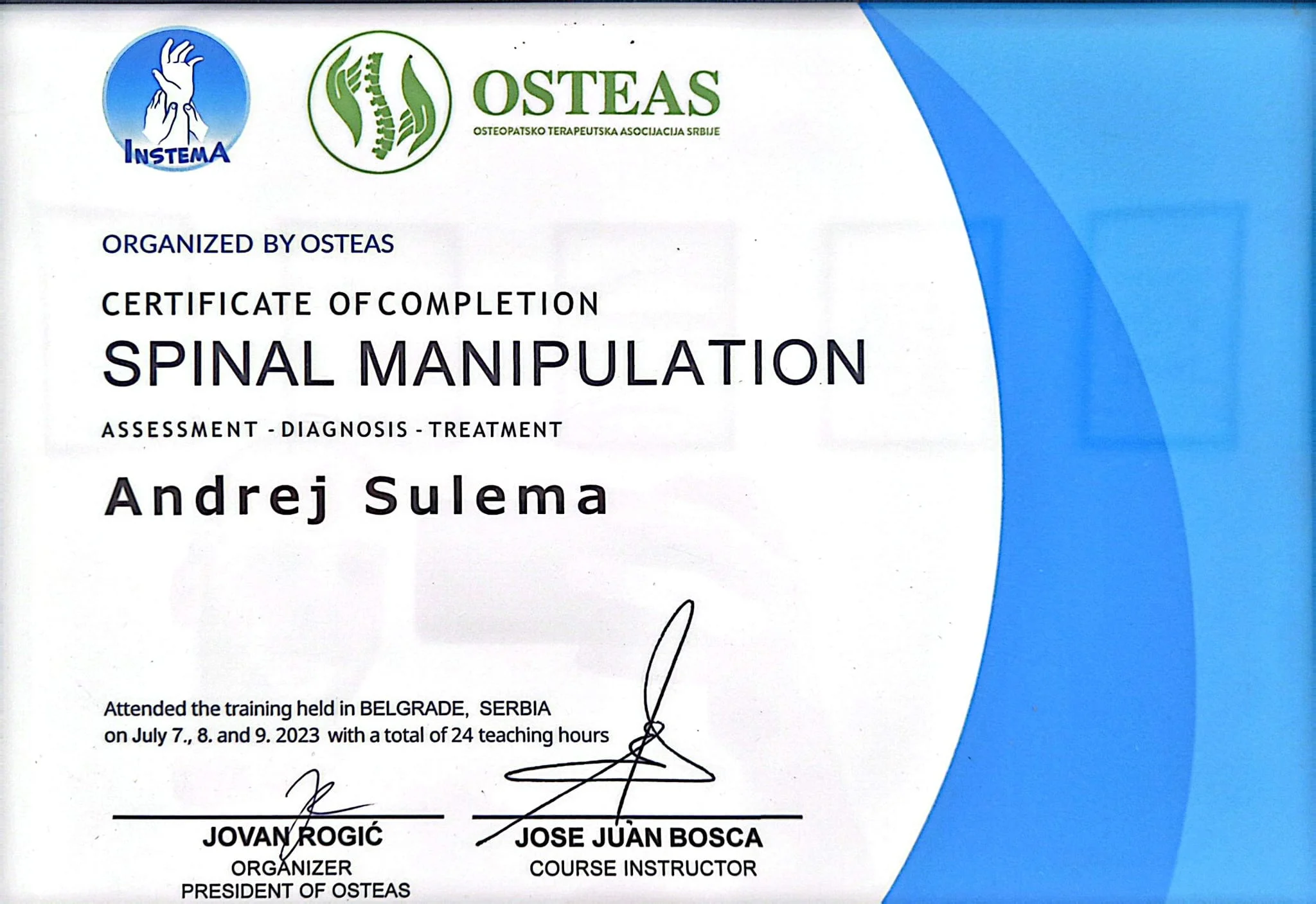 Spinal Manipulation